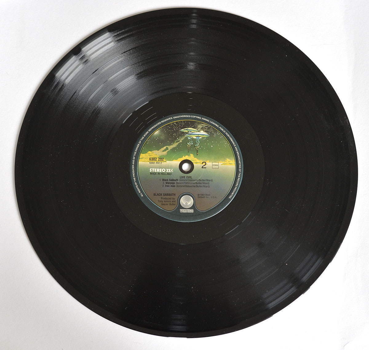 High Resolution Photo black sabbath live evil 2lp netherlands 